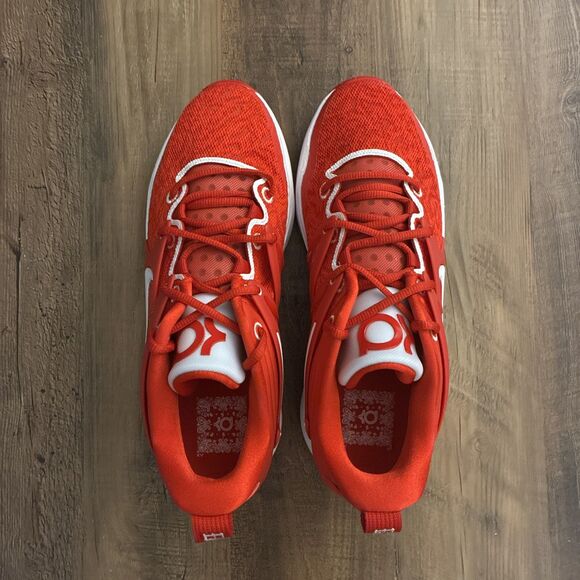 Nike KD 15 Basketball Shoes Mens 9.5 University Red White TB Promo DX6648-602